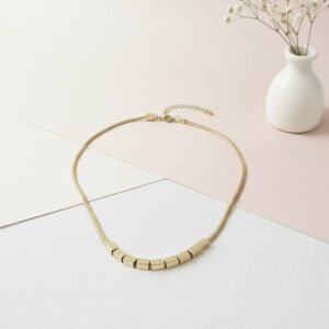 Chocker Malha Com Cubos