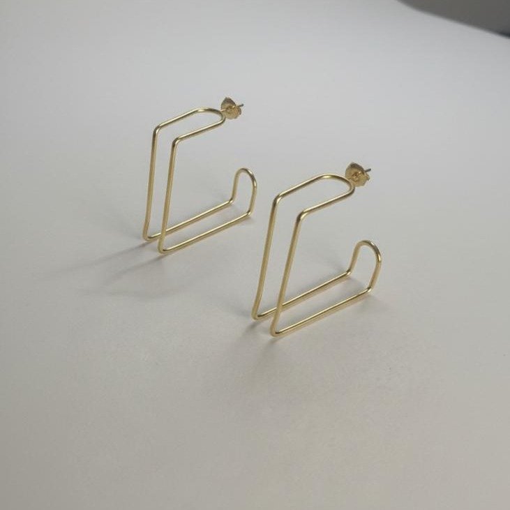 Brinco Argola Quadrada - Imagem 2