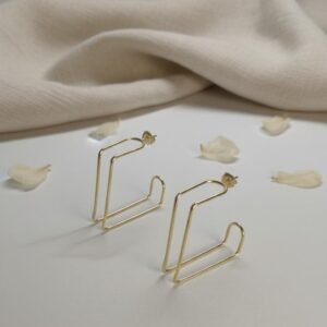 Brinco Argola Quadrada