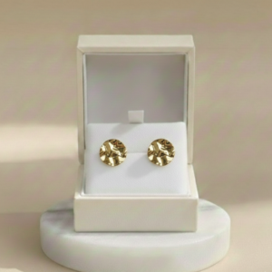 Brinco Chapa Redonda Ondulada