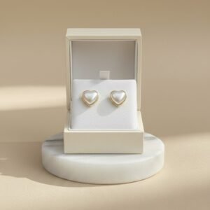 Brinco Coração De Pérola