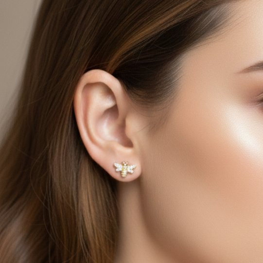 Brinco Abelha Cravejada - Imagem 3