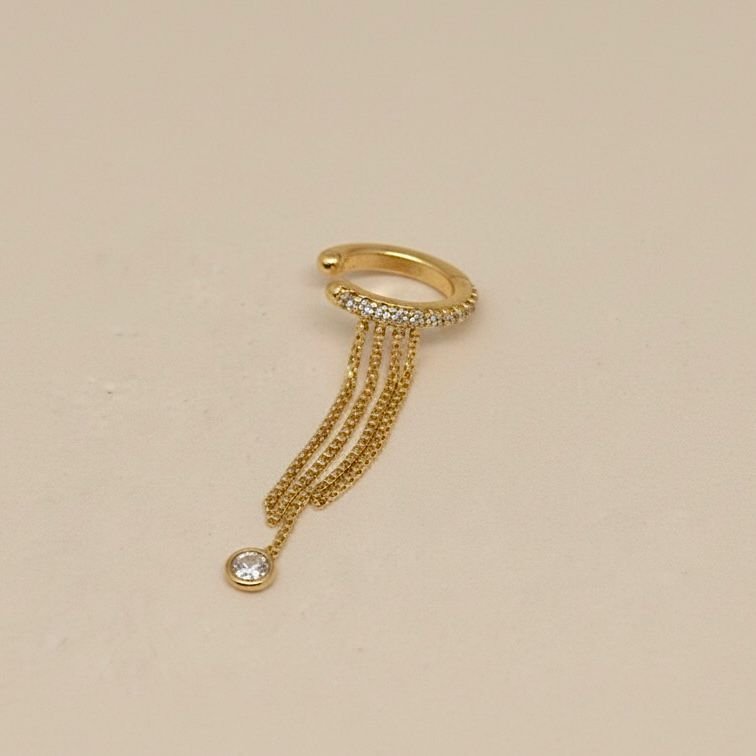 Piercing Fake Cascata Com Ponto De Luz - Imagem 2