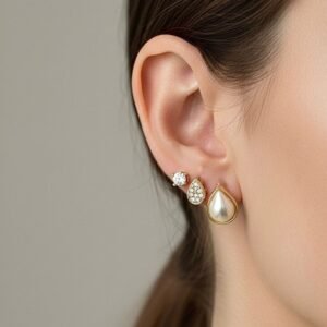 Trio De Brincos Luxo