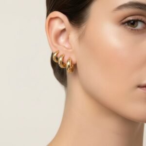 Trio De Argolas Lisas