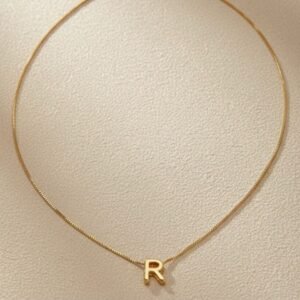Colar Inicial Minimalista - Letra R