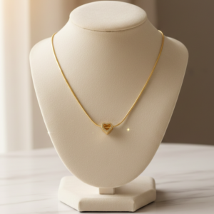 Colar Coração Cravejado