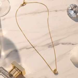 Colar Inicial Minimalista - Letra C