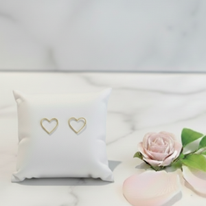 Brinco Coração Vazado