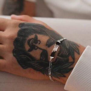 Pulseira Placa Personalizada - Aço Inoxidável