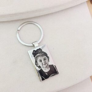 Chaveiro Retangular Personalizado - Aço Inoxidável