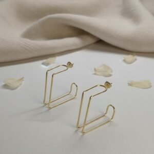 Brinco Argola Quadrada