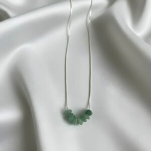 Colar Ola - Cascalho Verde
