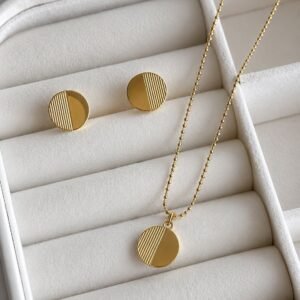 Conjunto Martha - Banhado em Ouro 18k