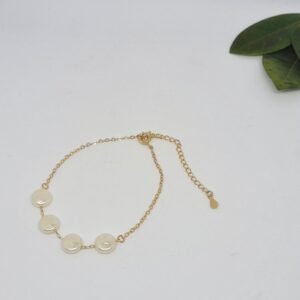 Pulseira Pérolas Moeda