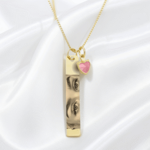 Colar Plaquinha Personalizada - Banhada em Ouro 18k
