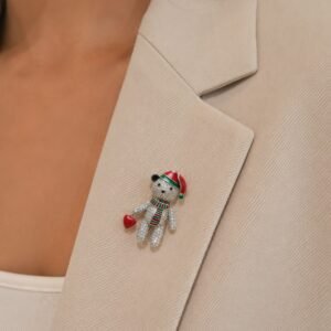 Broche Urso Noel